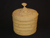 Aleut basket with cover