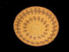 A Chemehuevi tray with rattlesnake design