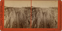 Bloomer Cut to West from mid-flume 60' above
