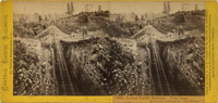 Bloomer Cut to East from mid-flume 60' above