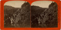 Train Rounding Cape Horn, View From Across The Canon