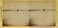 Stern-Wheel Steamer Passing Through Bridge at Sacramento