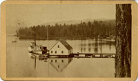 Lake Tahoe, Customs House And Pier
