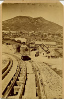 Mount Davidson, From The Lower Dump of The Gould & Curry Mine, Virginia City