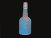 Pit River beaded bottle