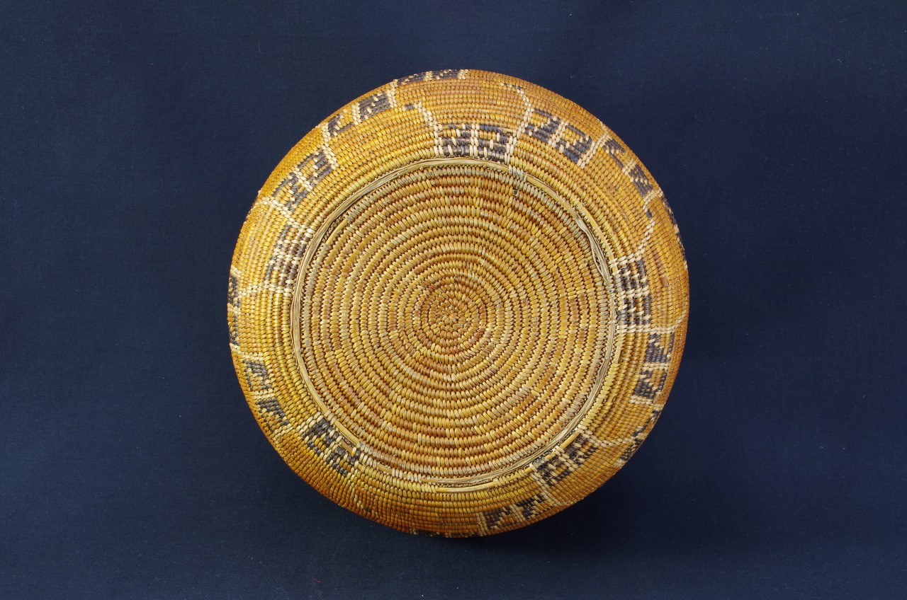 Chumash Native American Indian Baskets, Basketry Gene Quintana Fine