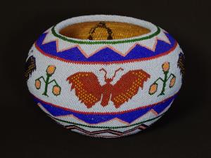 A Very Fine Beaded Mono Paiute basket