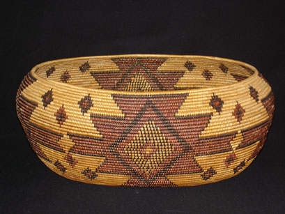 A very fine Maidu basket by Salena Jackson, Circa: 1915