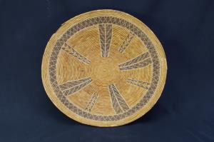 A Chumash Polychrome Tray