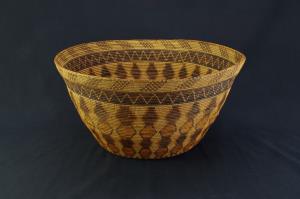 A Remarkable Chumash Polychrome Fancy Basket