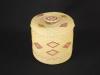 A fine Attu basket with cover