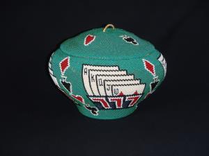 Beaded Casino Basket