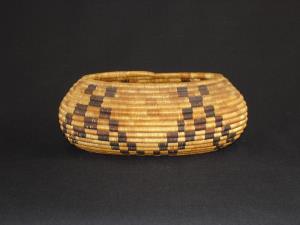 A Pomo oval boat basket