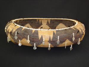 Large and Fine Pomo Polychrome Gift Basket