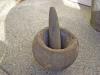 Stoneware mortar and pestle