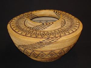 A Yokuts bottleneck basket