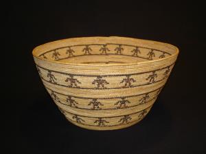 Yokuts figured basket by Mrs. Britches