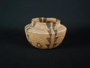 A very nice Kawaiisu miniature olla-shaped basket