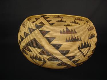 A rare and notable Maidu basket by Selena Jackson