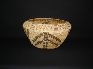 A very fine and large polychrome Mono Paiute basket