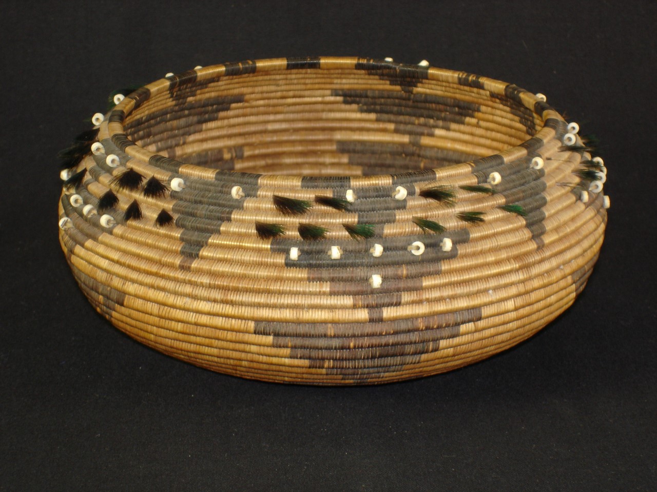 Pomo Native American Indian Baskets, Basketry Gene Quintana Fine Art