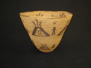 A Very Rare and Fine Yokuts Historical basket